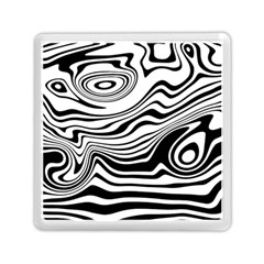 Lines Abstract Distorted Texture Memory Card Reader (Square)