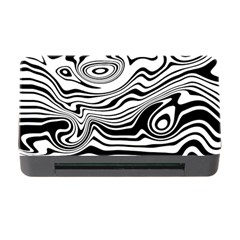 Lines Abstract Distorted Texture Memory Card Reader With Cf by Pakrebo