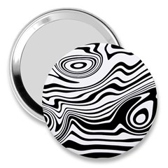 Lines Abstract Distorted Texture 3  Handbag Mirrors