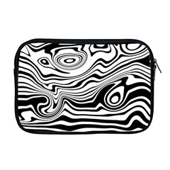 Lines Abstract Distorted Texture Apple MacBook Pro 17  Zipper Case