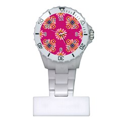 Morroco Tile Traditional Marrakech Plastic Nurses Watch by Pakrebo