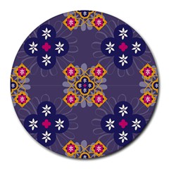 Morocco Tile Traditional Marrakech Round Mousepads