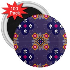 Morocco Tile Traditional Marrakech 3  Magnets (100 pack)