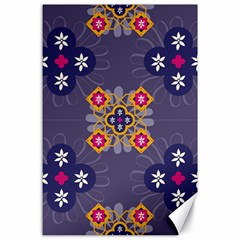 Morocco Tile Traditional Marrakech Canvas 24  X 36  by Pakrebo