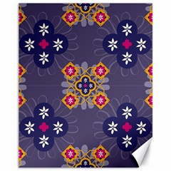 Morocco Tile Traditional Marrakech Canvas 11  x 14 