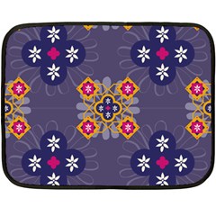 Morocco Tile Traditional Marrakech Fleece Blanket (Mini)