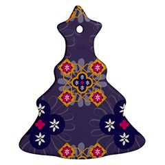 Morocco Tile Traditional Marrakech Ornament (christmas Tree)  by Pakrebo