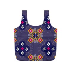 Morocco Tile Traditional Marrakech Full Print Recycle Bag (S)