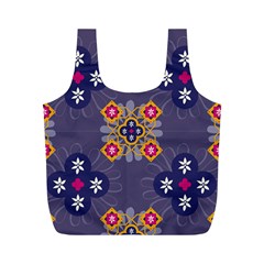 Morocco Tile Traditional Marrakech Full Print Recycle Bag (M)