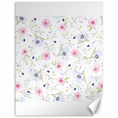 Floral Pattern Background Canvas 12  X 16  by Pakrebo