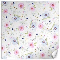 Floral Pattern Background Canvas 20  X 20  by Pakrebo