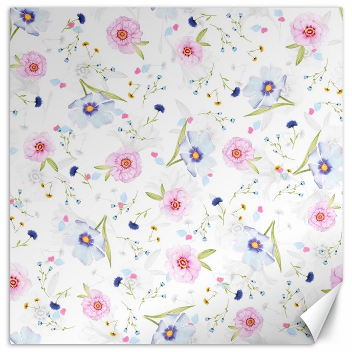 Floral Pattern Background Canvas 20  x 20 