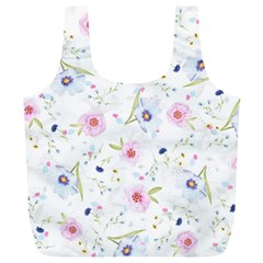 Floral Pattern Background Full Print Recycle Bag (xl) by Pakrebo