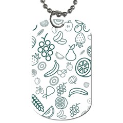 Fruit Material Design Transparent Dog Tag (one Side) by Pakrebo