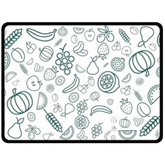 Fruit Material Design Transparent Fleece Blanket (large)  by Pakrebo