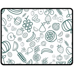 Fruit Material Design Transparent Fleece Blanket (medium)  by Pakrebo