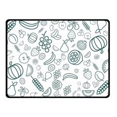 Fruit Material Design Transparent Double Sided Fleece Blanket (small)  by Pakrebo