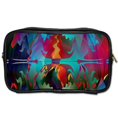 Background Sci Fi Fantasy Colorful Toiletries Bag (two Sides) by Pakrebo