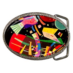 Kandinsky Composition X Belt Buckles by impacteesstreetwearthree