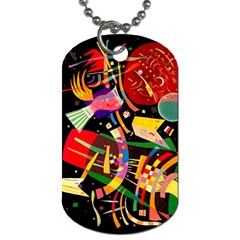 Kandinsky Composition X Dog Tag (two Sides) by impacteesstreetwearthree