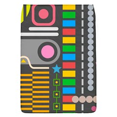 Abstract Background Colors Shapes Removable Flap Cover (s) by Pakrebo