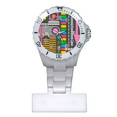 Abstract Background Colors Shapes Plastic Nurses Watch by Pakrebo