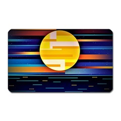 Background Abstract Horizon Magnet (rectangular) by Pakrebo