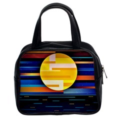 Background Abstract Horizon Classic Handbag (two Sides) by Pakrebo