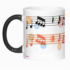 Music Background Music Note Morph Mugs by Pakrebo