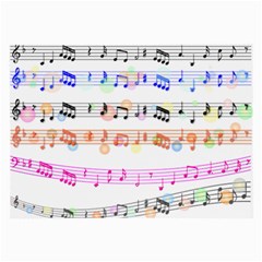 Music Background Music Note Large Glasses Cloth by Pakrebo