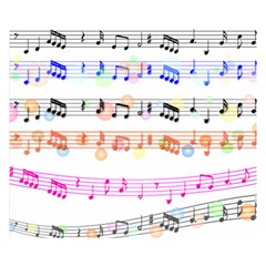 Music Background Music Note Double Sided Flano Blanket (small)  by Pakrebo