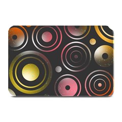 Circles Pinks Yellows Design Plate Mats by Pakrebo