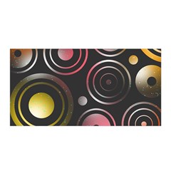 Circles Pinks Yellows Design Satin Wrap by Pakrebo