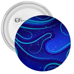 Wavy Abstract Blue 3  Buttons by Pakrebo