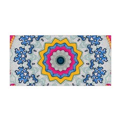 Kaleidoscope Bright Flower Mandala Yoga Headband by Pakrebo