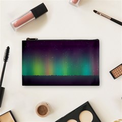 Background Colors Abstract Green Cosmetic Bag (small) by Pakrebo