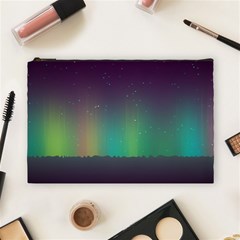 Background Colors Abstract Green Cosmetic Bag (large) by Pakrebo