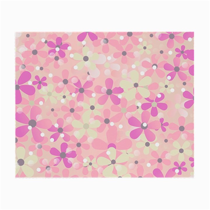 Background Floral Non Seamless Small Glasses Cloth