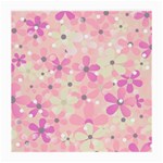 Background Floral Non Seamless Medium Glasses Cloth (2 Sides) Front