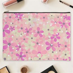 Background Floral Non Seamless Cosmetic Bag (xxxl) by Pakrebo