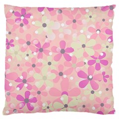 Background Floral Non Seamless Large Flano Cushion Case (two Sides)