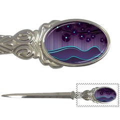 Scenery Sea Full Moon Stylized Letter Opener by Pakrebo