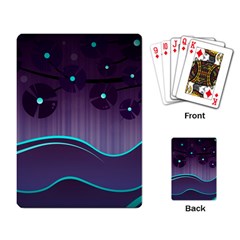 Scenery Sea Full Moon Stylized Playing Cards Single Design (rectangle) by Pakrebo