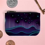 Scenery Sea Full Moon Stylized Mini Coin Purse Front