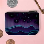 Scenery Sea Full Moon Stylized Mini Coin Purse Back