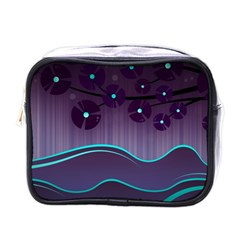 Scenery Sea Full Moon Stylized Mini Toiletries Bag (one Side) by Pakrebo