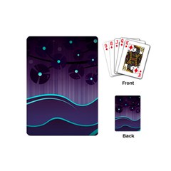 Scenery Sea Full Moon Stylized Playing Cards Single Design (mini) by Pakrebo