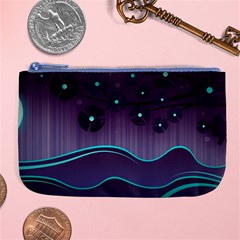 Scenery Sea Full Moon Stylized Large Coin Purse by Pakrebo