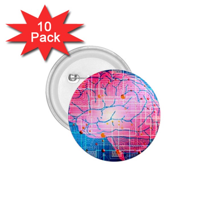 Evolution Artificial Intelligence 1.75  Buttons (10 pack)