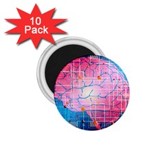 Evolution Artificial Intelligence 1 75  Magnets (10 Pack)  by Pakrebo